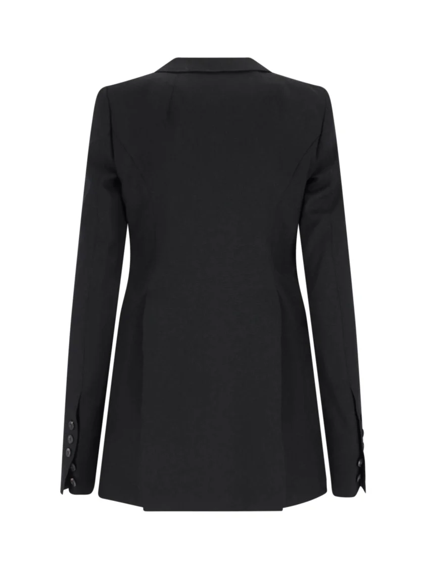 Single-Breasted Blazer – Black