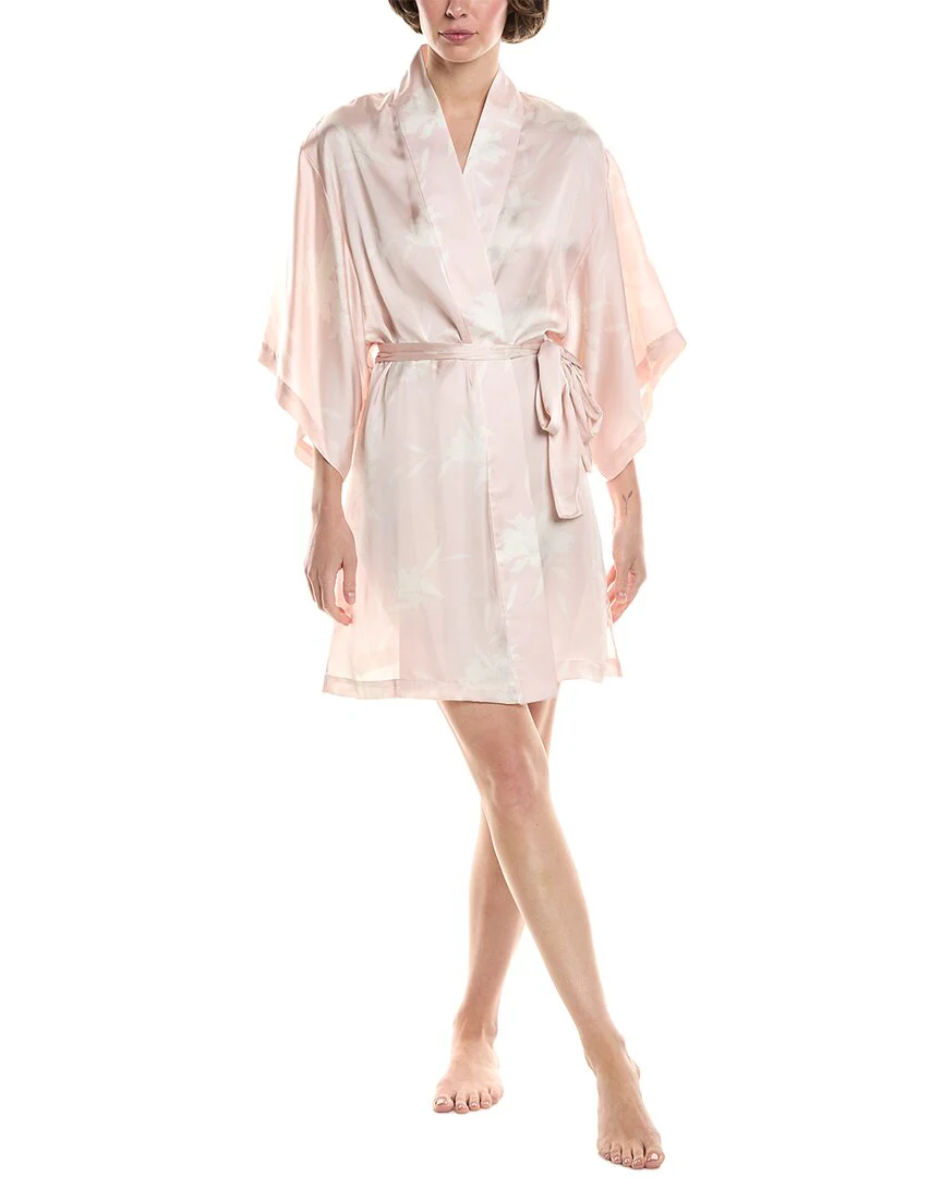 NATORI EDIT Lily Printed Satin Icon Wrap
