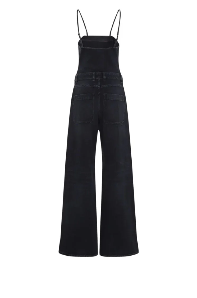 Fitted Bodice Jumpsuit With Wide-Leg Pants