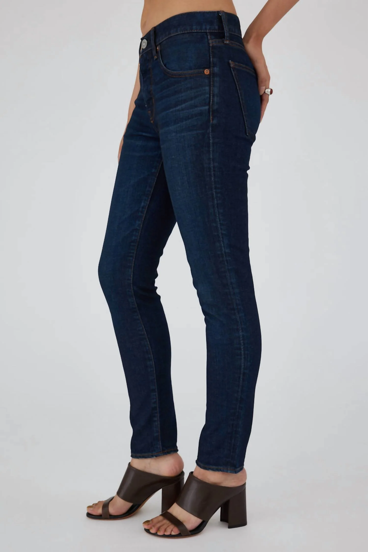 Shandon Skinny Jean In Dark Blue