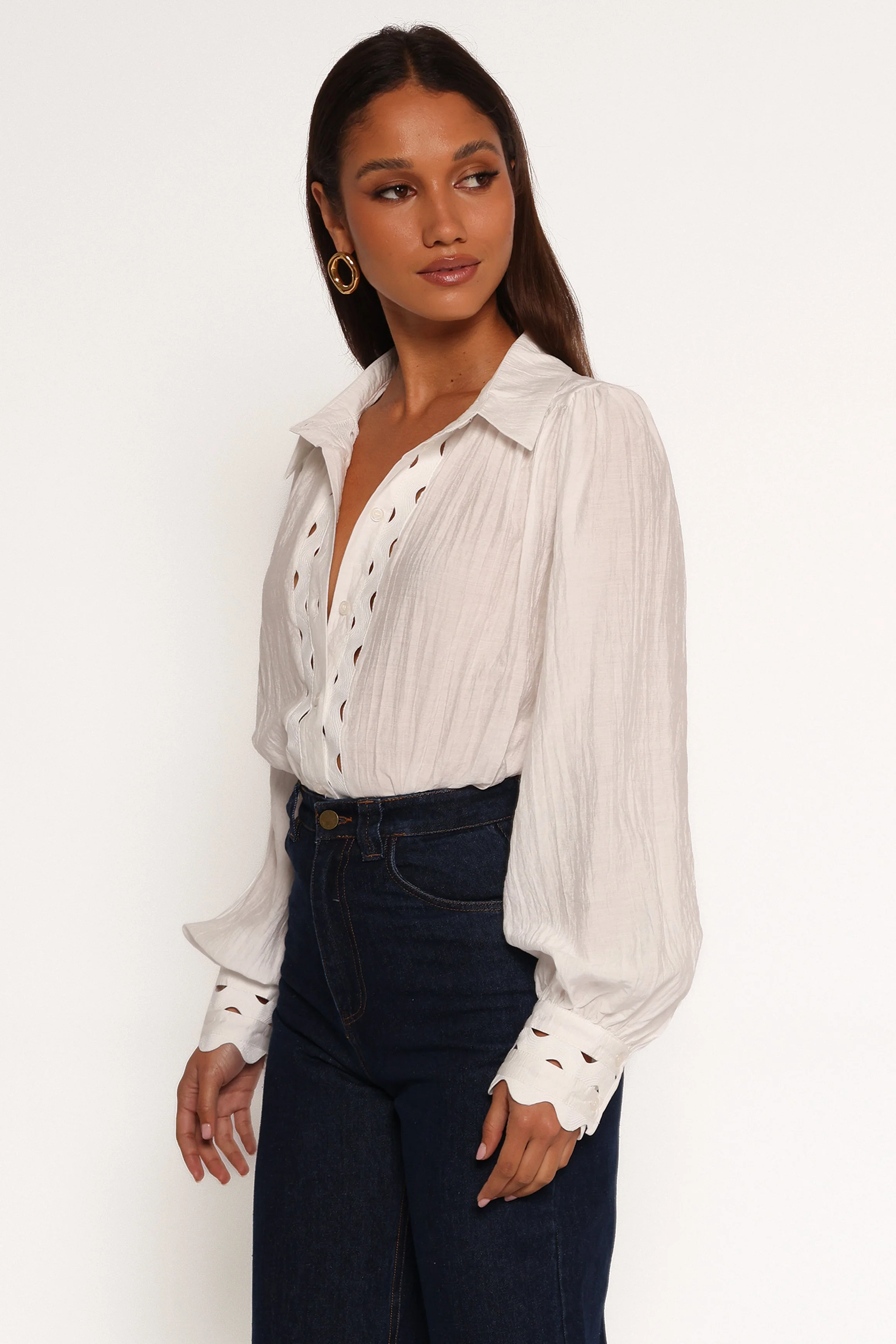 Primrose Top - White