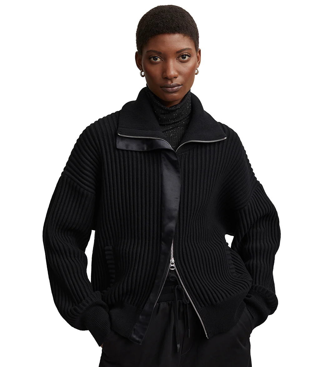 Varley Doncaster Ottoman Knit Jacket