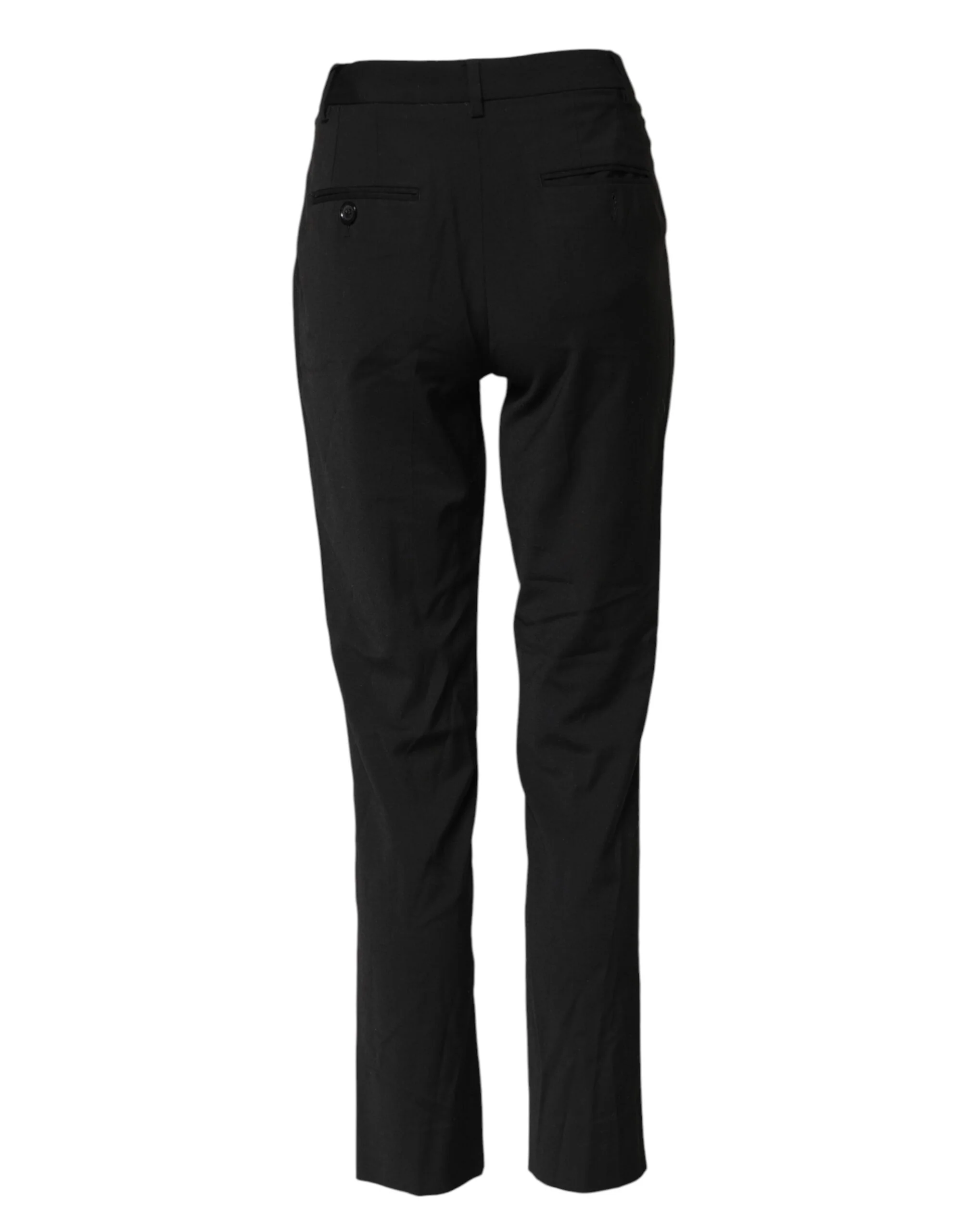 Dolce & Gabbana STAFF Mid Waist Tape Women's Pants (Pre-Owned)