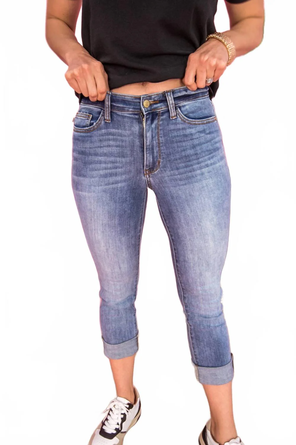 Stumbled Upon You Denim Jeans In Blue