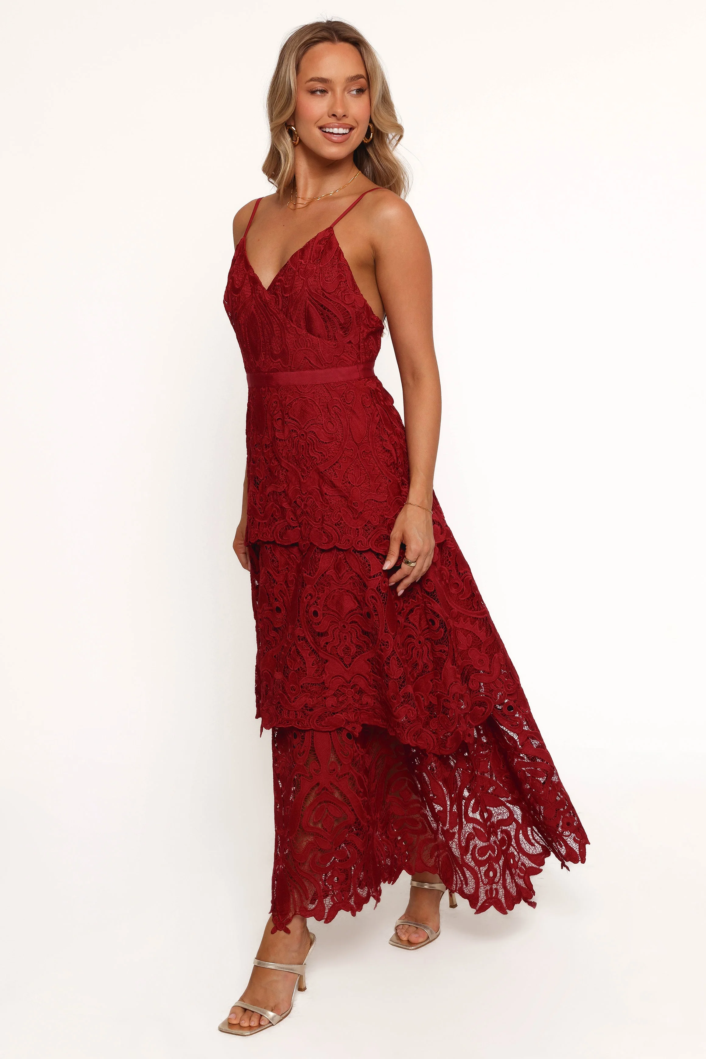 Elijah Maxi Dress - Red