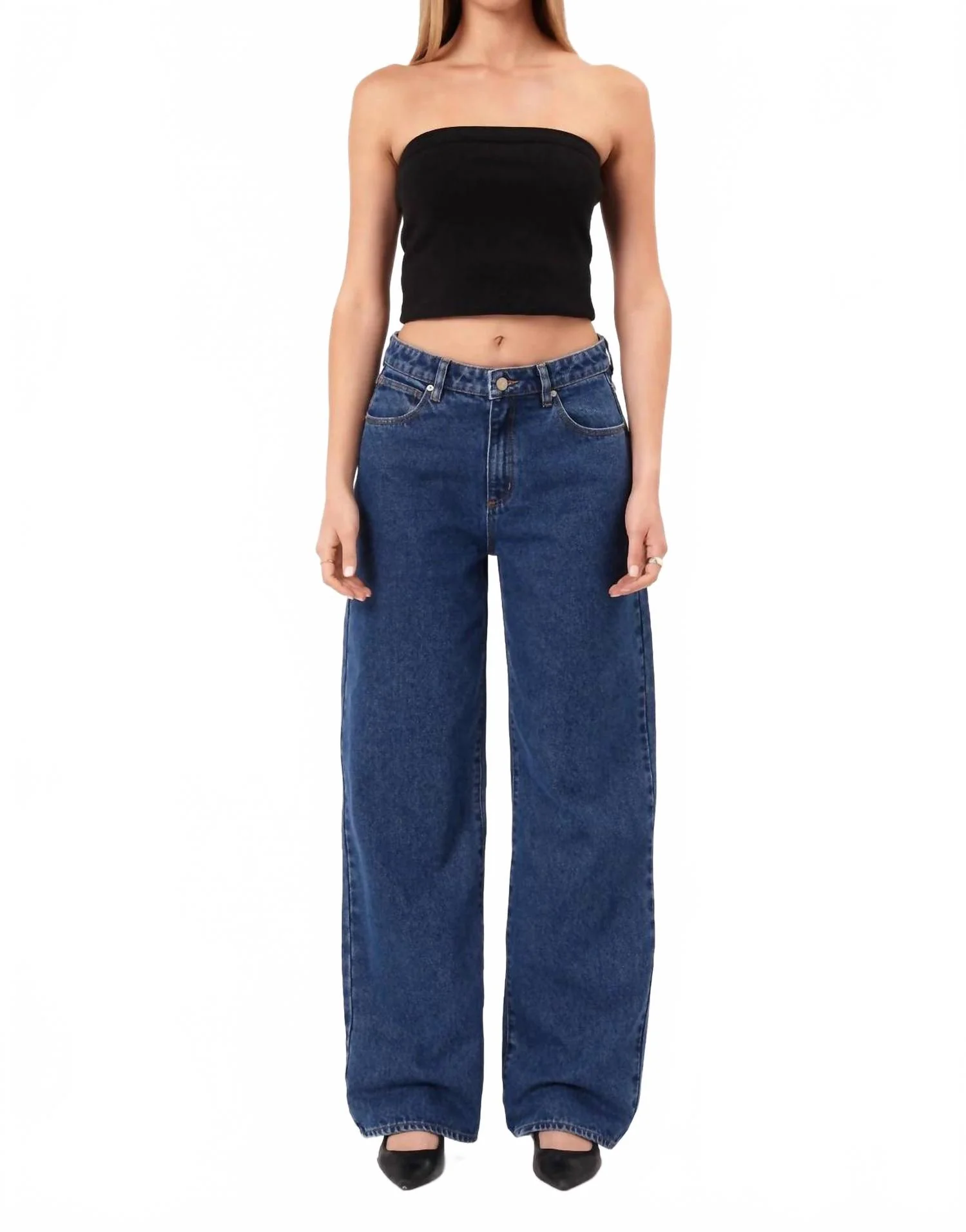 95 Mid-Rise Baggy Jeans In Bella Wash