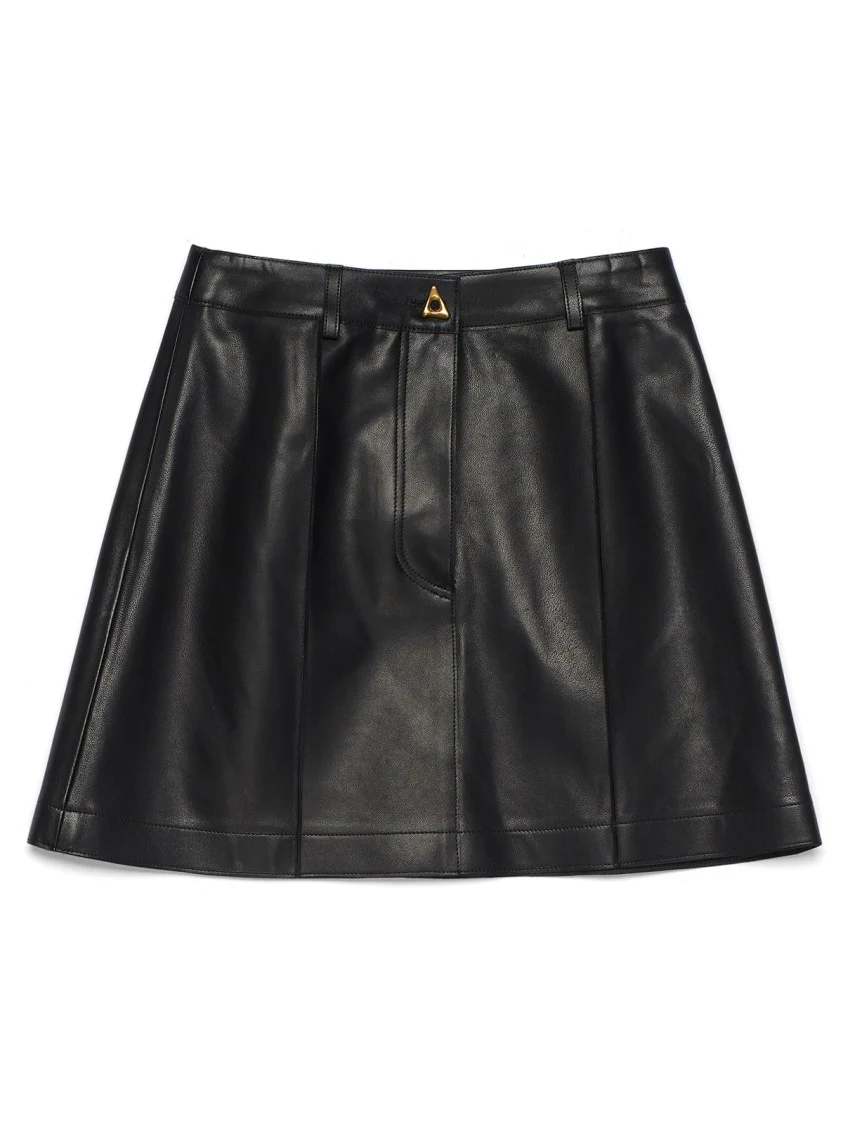 Rudens - Leather Mini Skirt