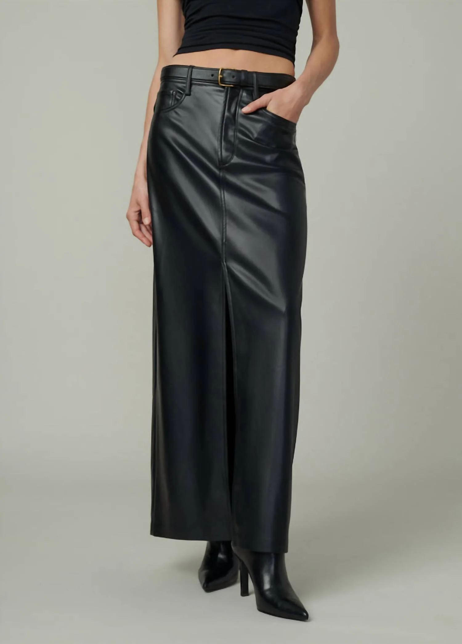 The Martine Maxi Skirt In Black
