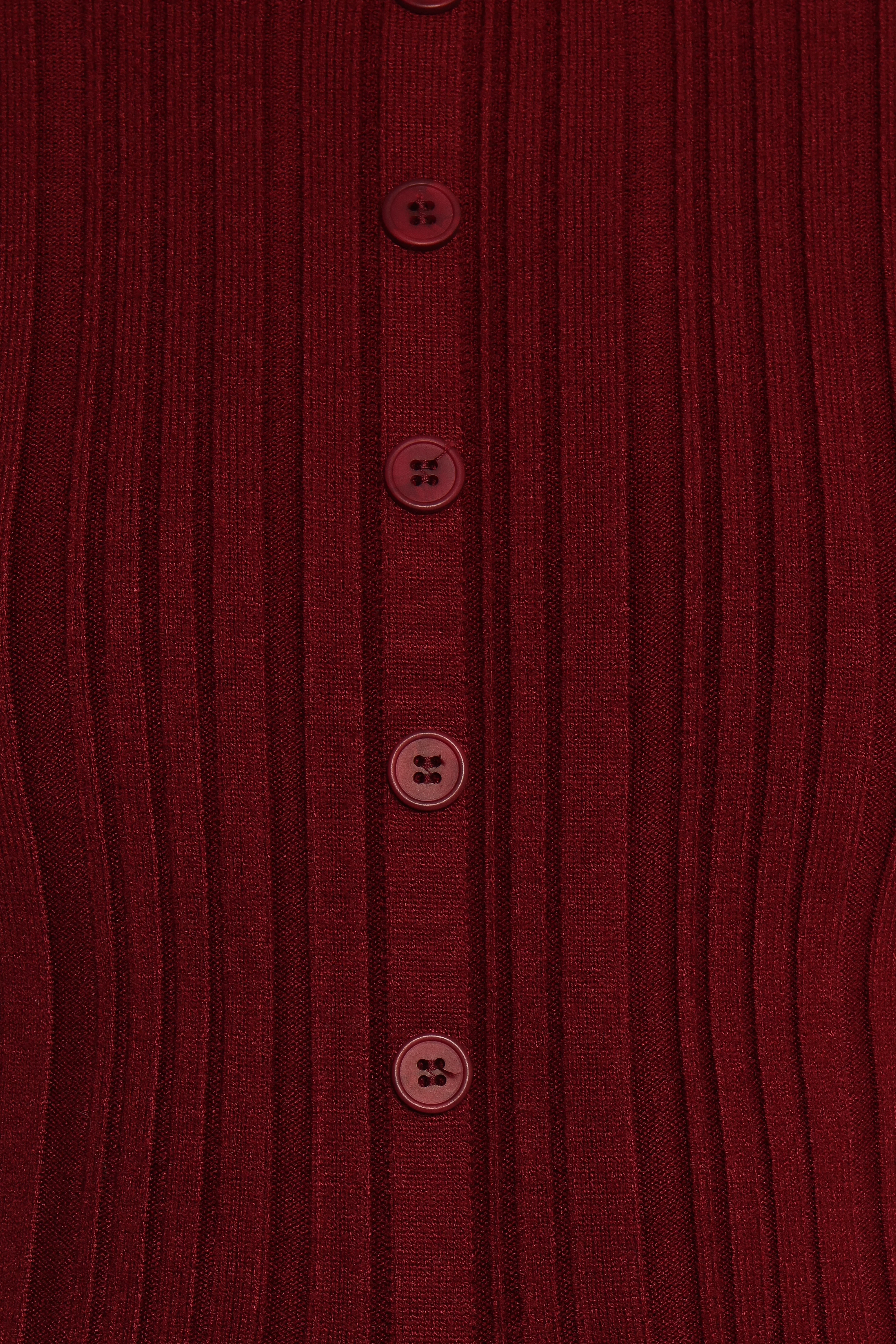 Hatte Cardigan Top - Dark Cherry