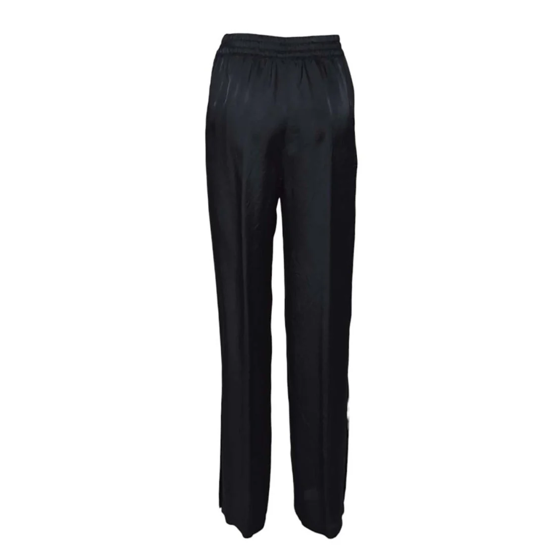 Blue Viscose Twill Trousers