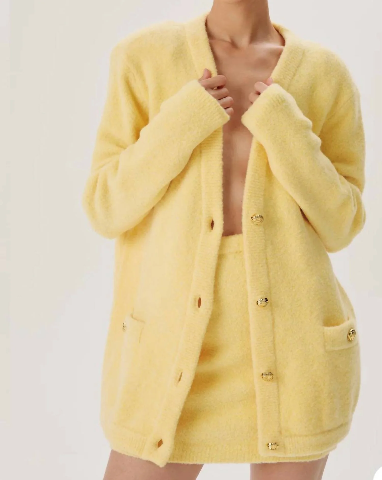 Dayla Knit Skirt In Sunglow