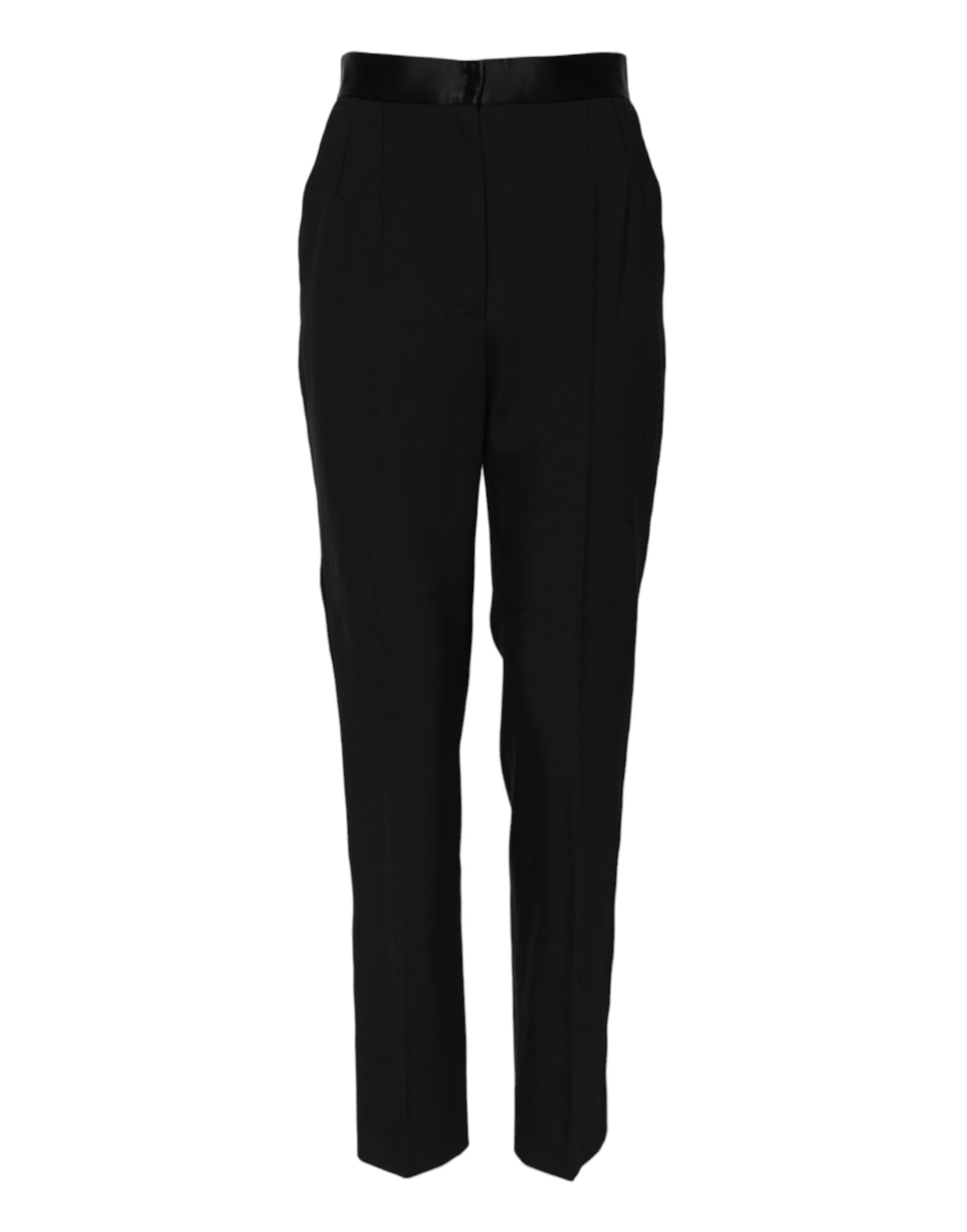 Dolce & Gabbana Wool Tape High Waist Women's Pants