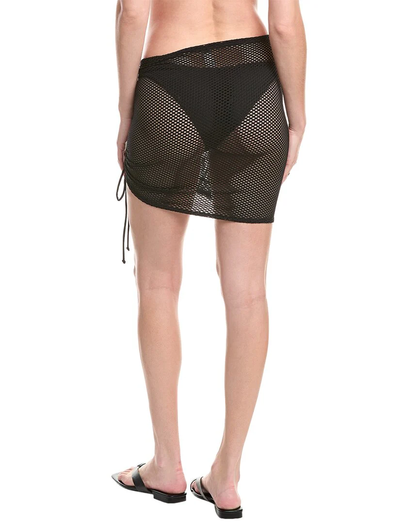 SEA LEVEL AUSTRALIA Surf Mesh Drawstring Mesh Mini Skirt