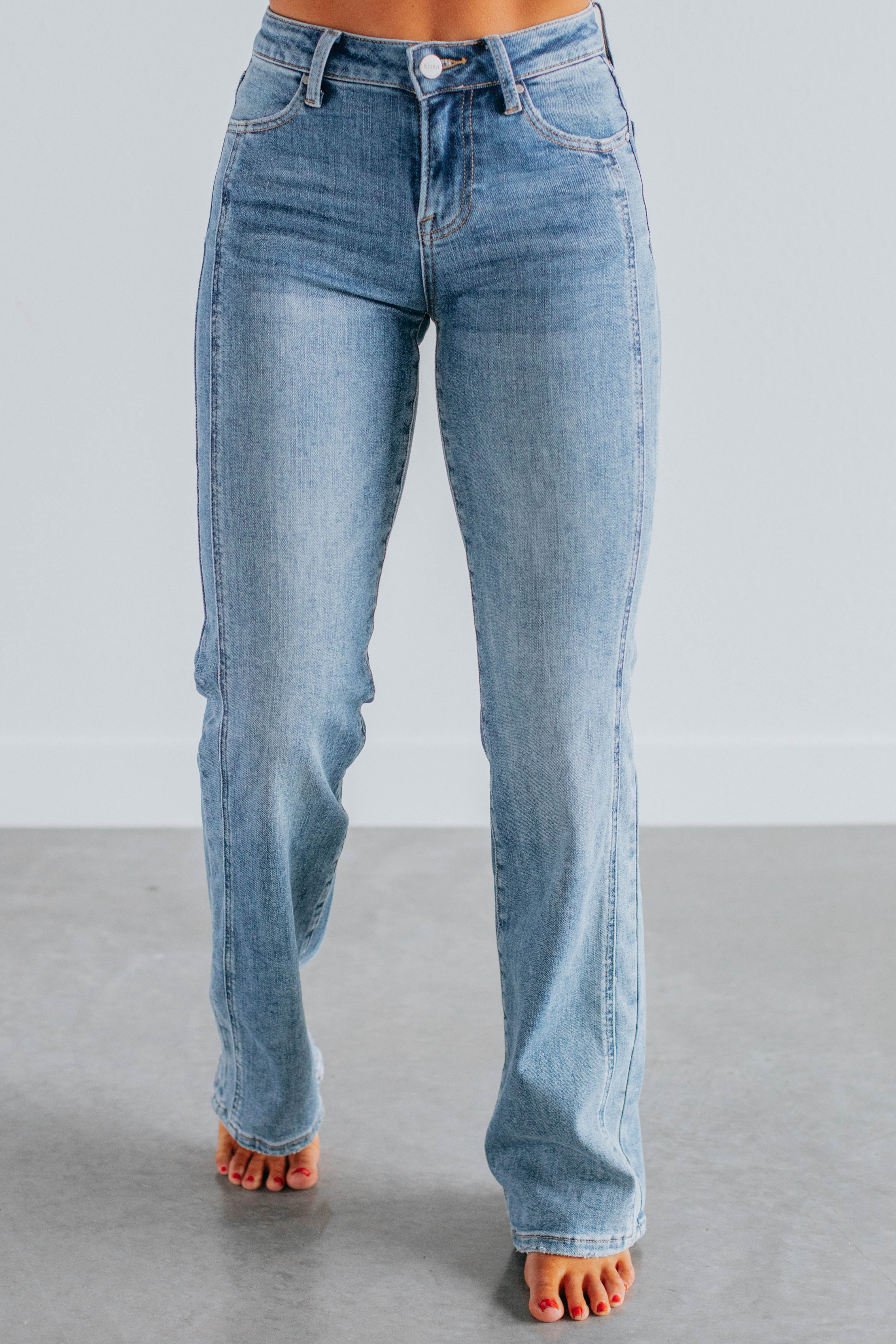 Calina Risen Jeans - Medium Wash