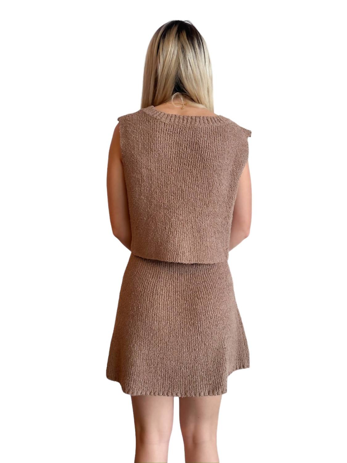 Ready Set Hut Skirt In Tan
