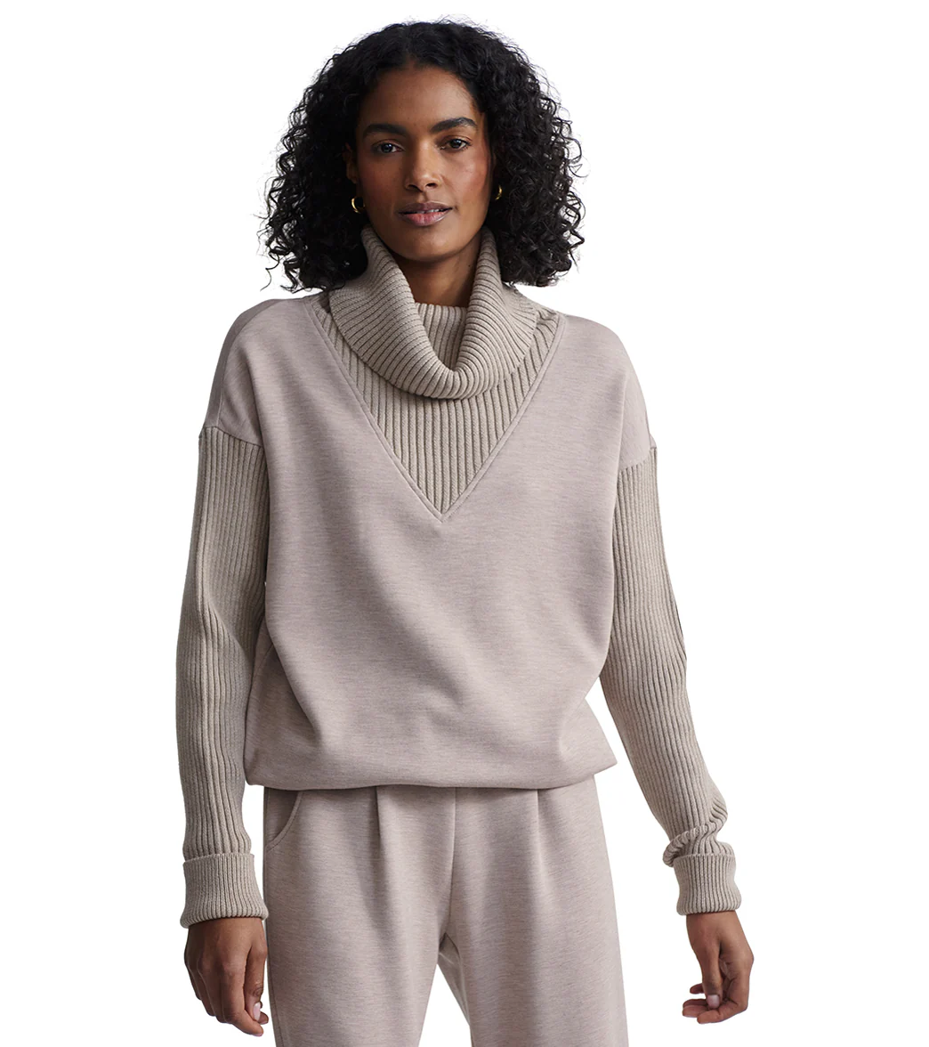 Varley Hannah Cowl Neck Sweat