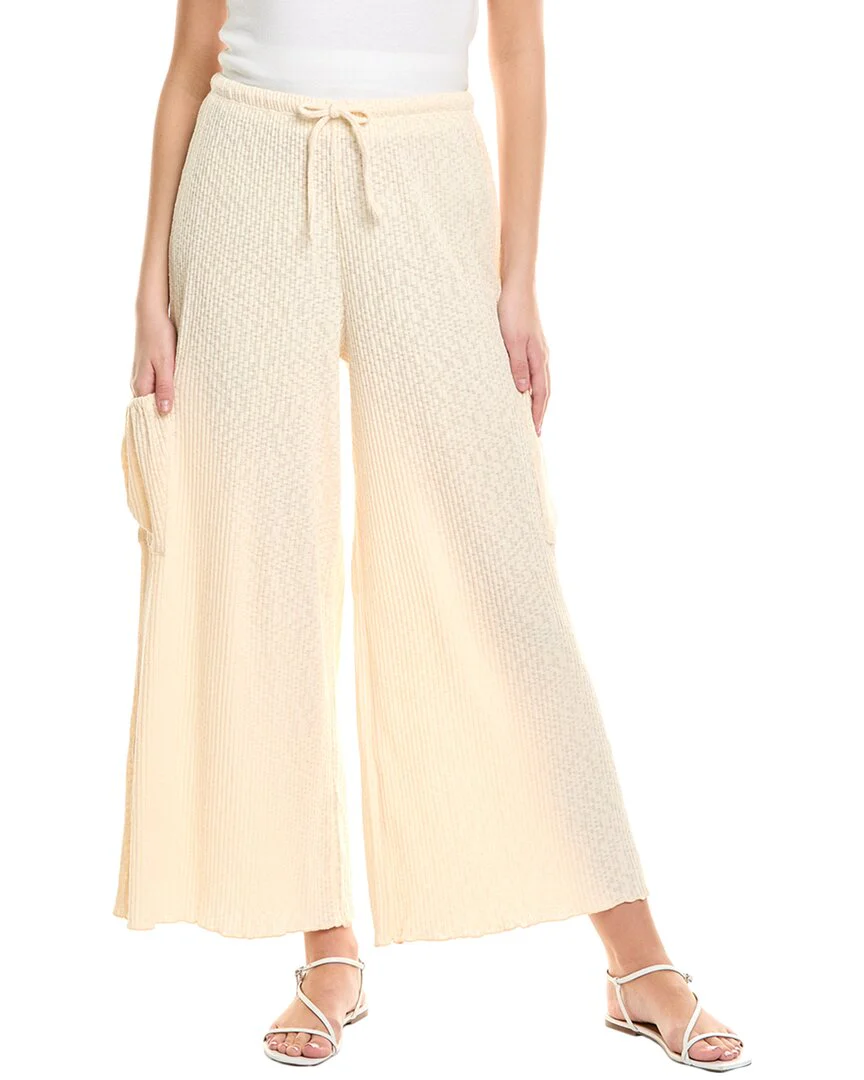Project Social T Never Better Textured Wide Leg Pant