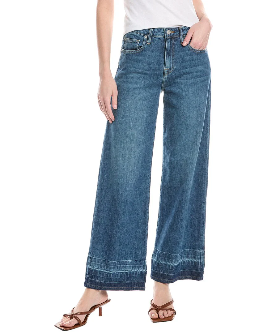 SIMKHAI Jude Mid-Rise Coronado Crop Wide Leg Jean