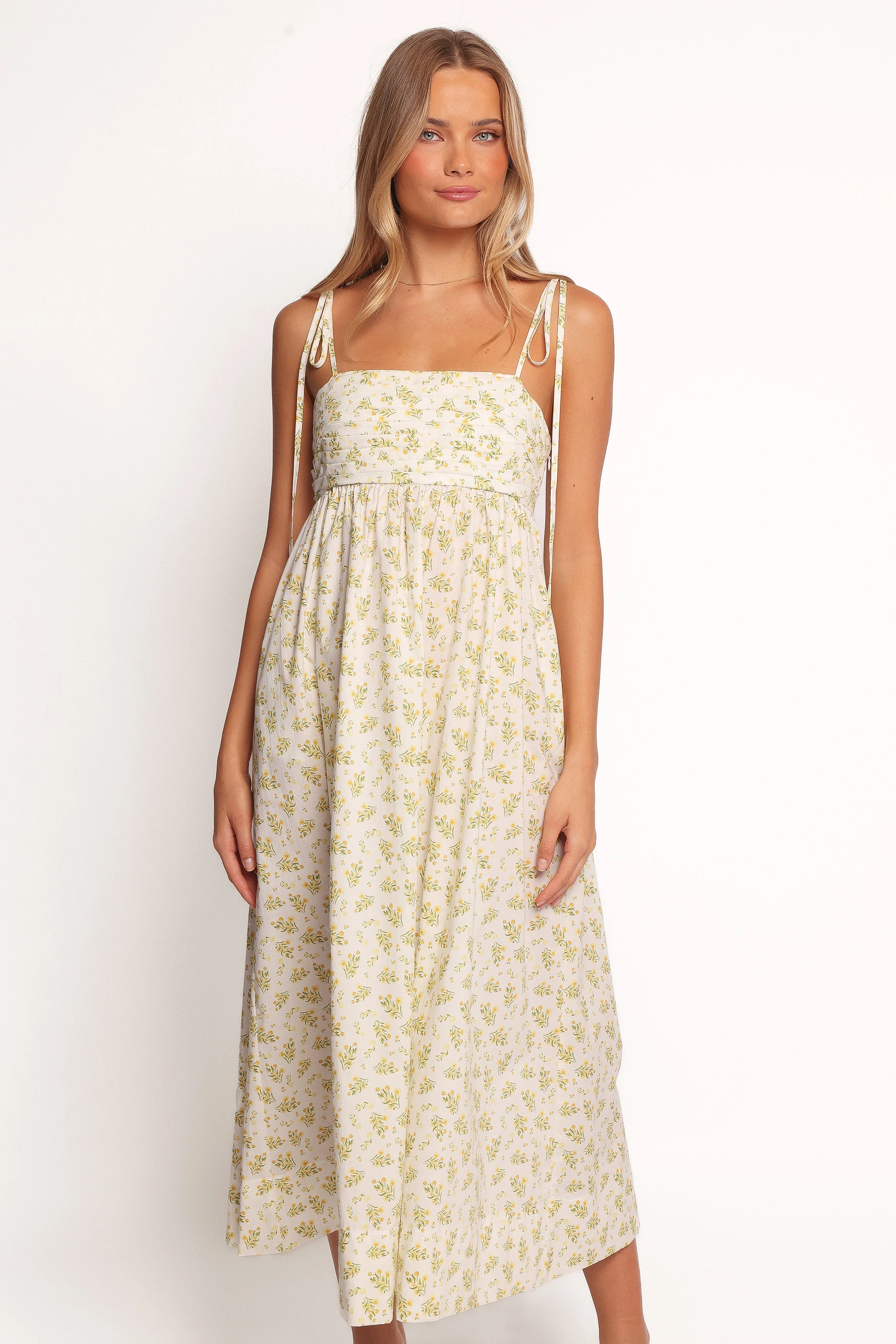 Ashtyn Maxi Dress - Yellow Floral