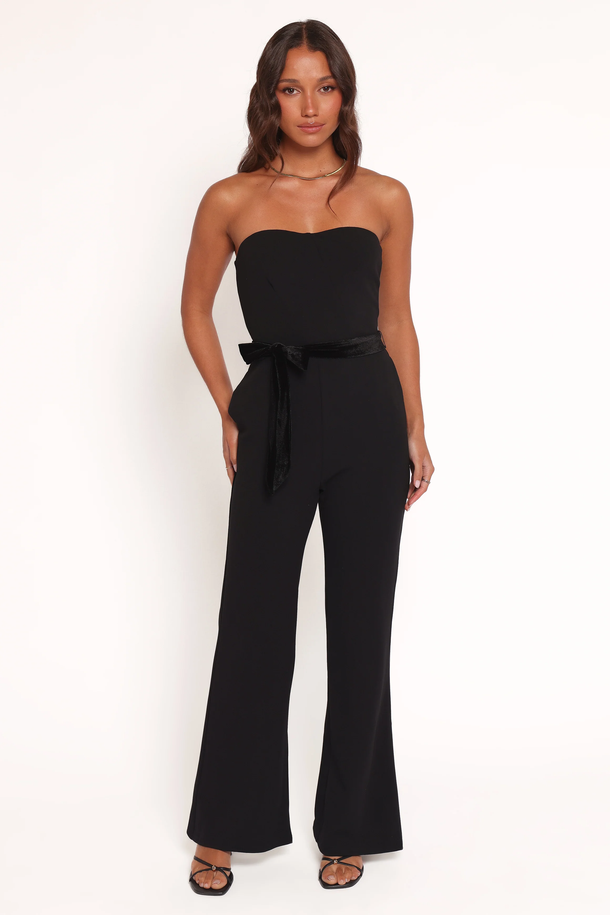 Cameron Strapless Jumpsuit - Black
