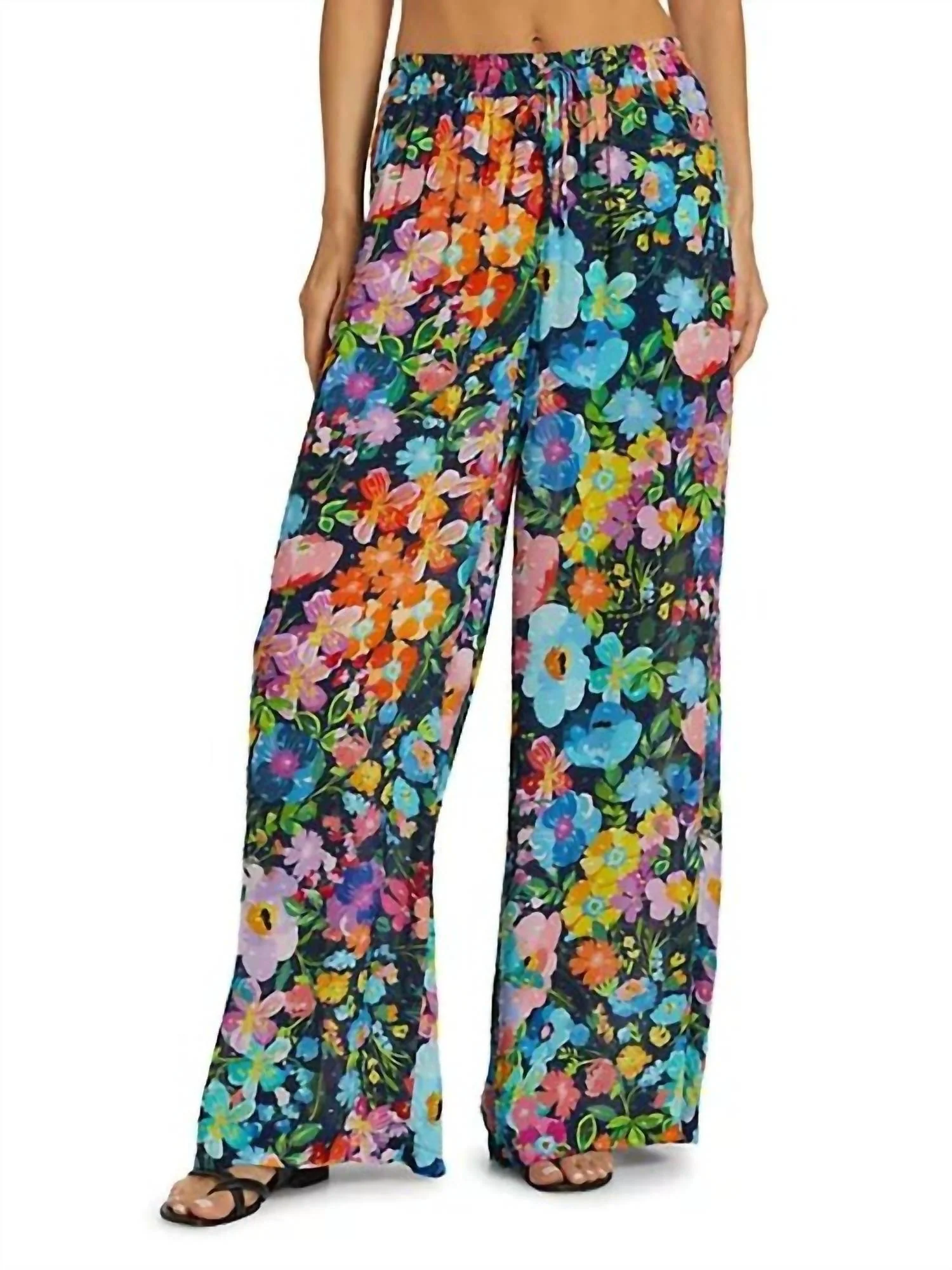 Wide Leg Pant In Wild Blooms