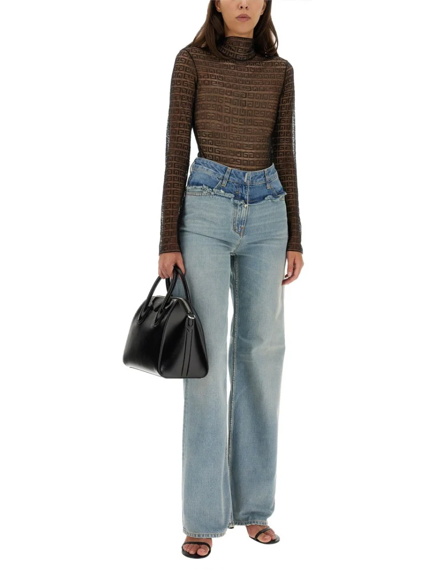 High-Waisted Oversized Jeans