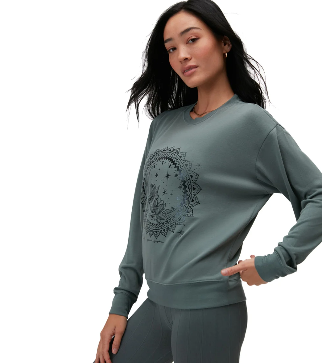 Spiritual Gangster Stargaze Relaxed Savasana Sweatshirt