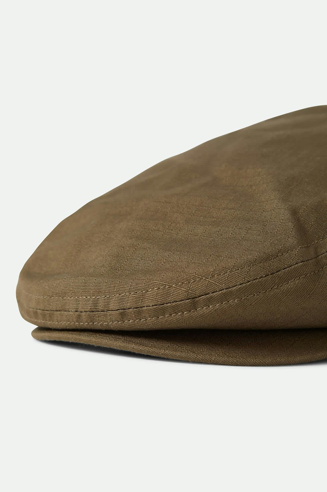 Hooligan Lightweight Flat Cap - Ivy Green Ripstop