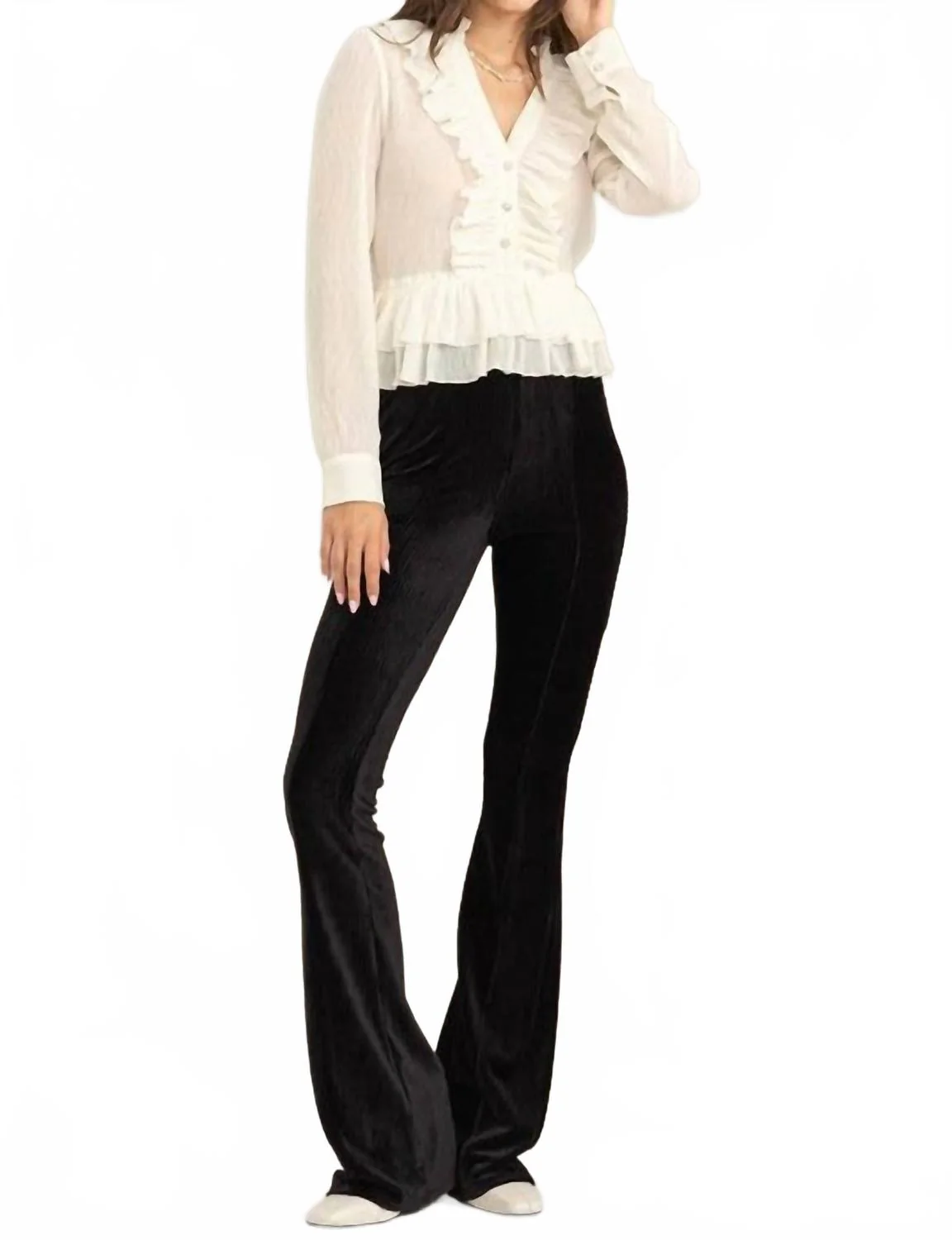 Pull On Pants In Black