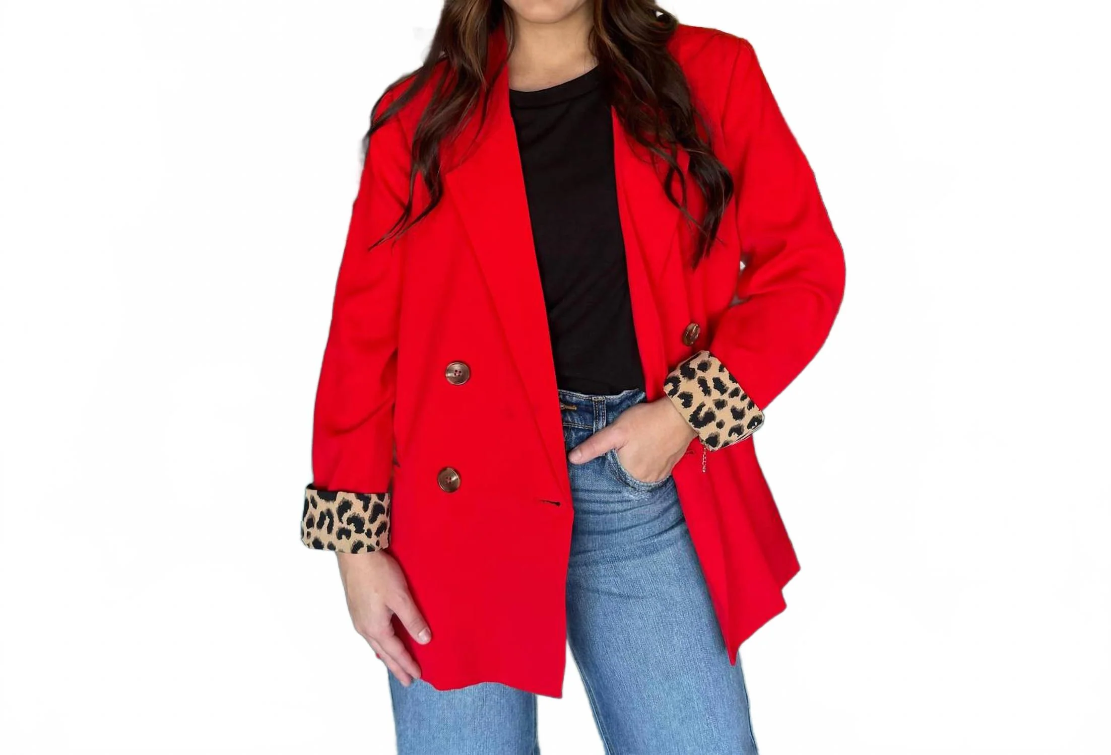 Hope Blazer In Red