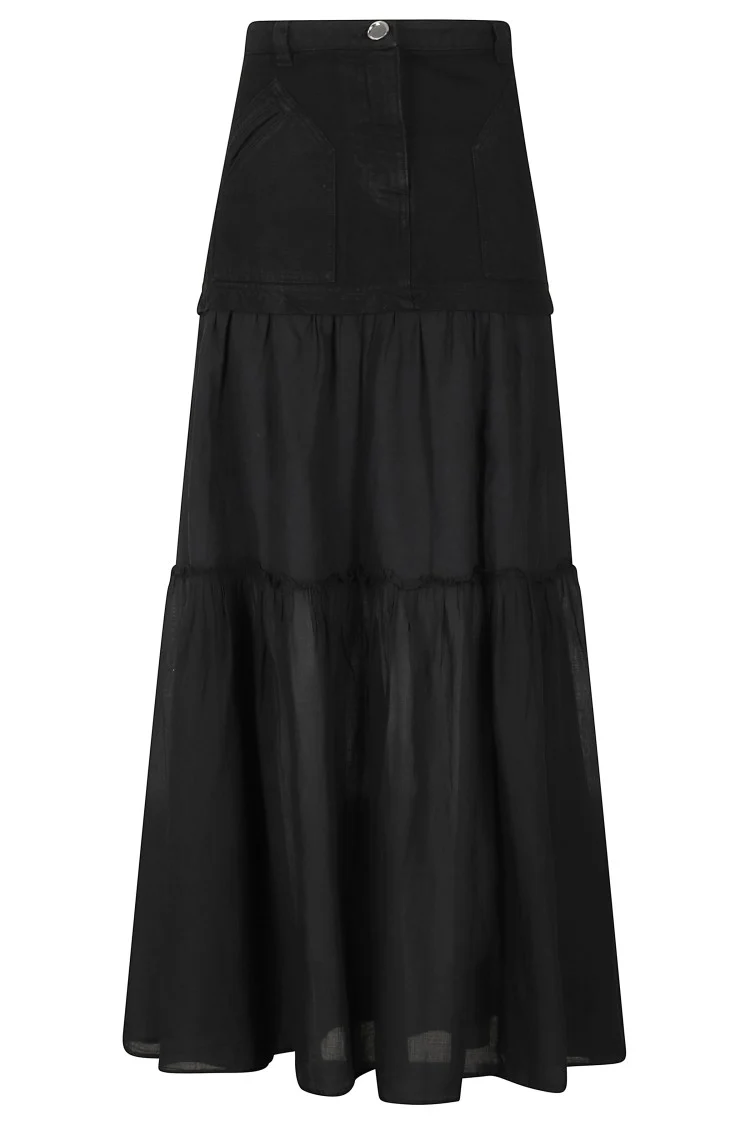 Kenny Cotton Voile Maxi Skirt