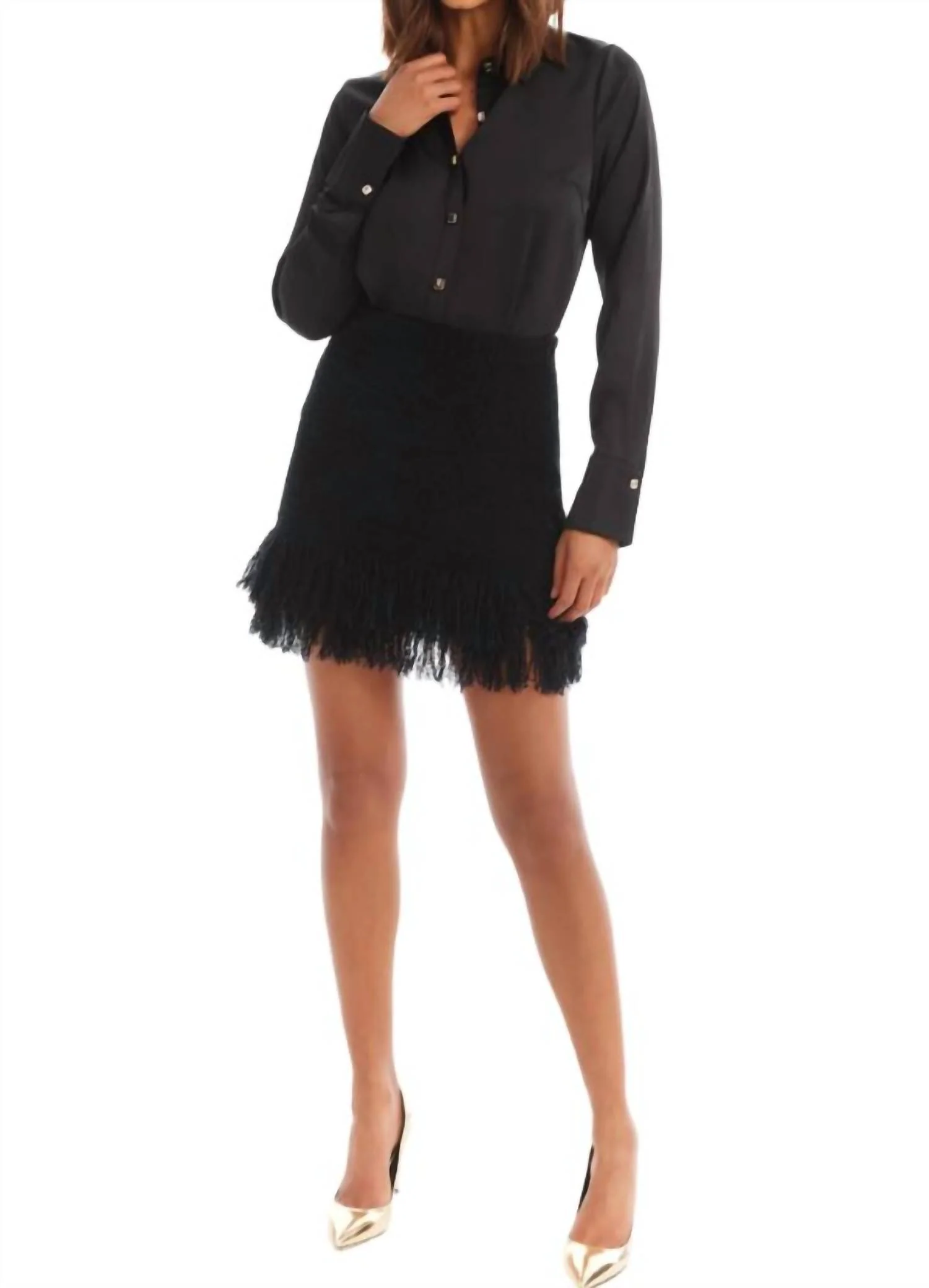 Anna Mini Skirt In Black