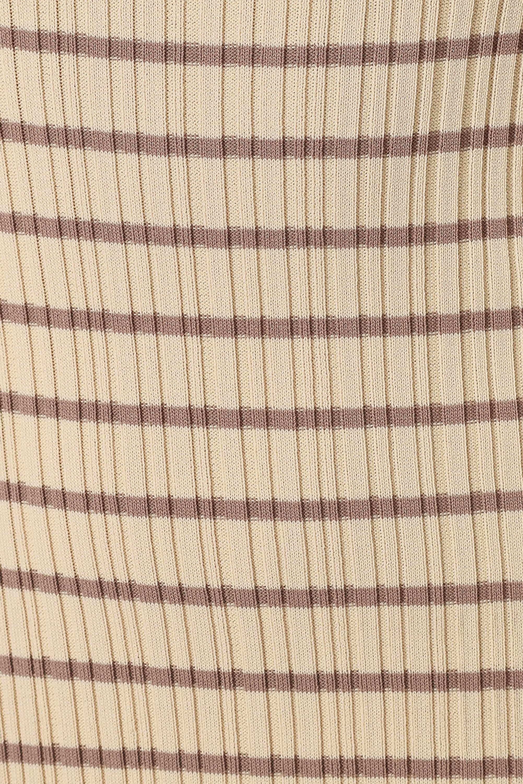 Henry Striped Dress - Cream/Mocha