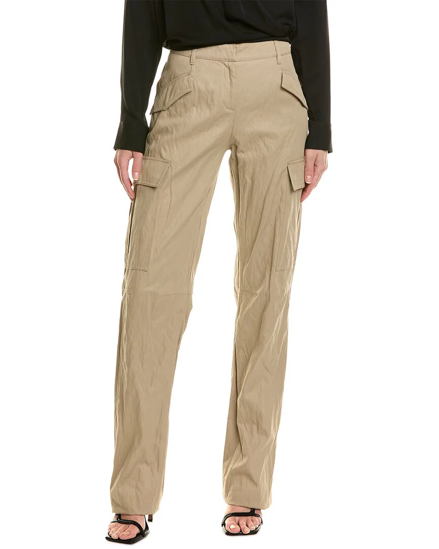 Michael Kors Collection Cargo Silk-Blend Trouser