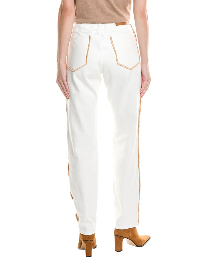 One Teaspoon Awesome Baggies Pearl High Waist Straight Jean