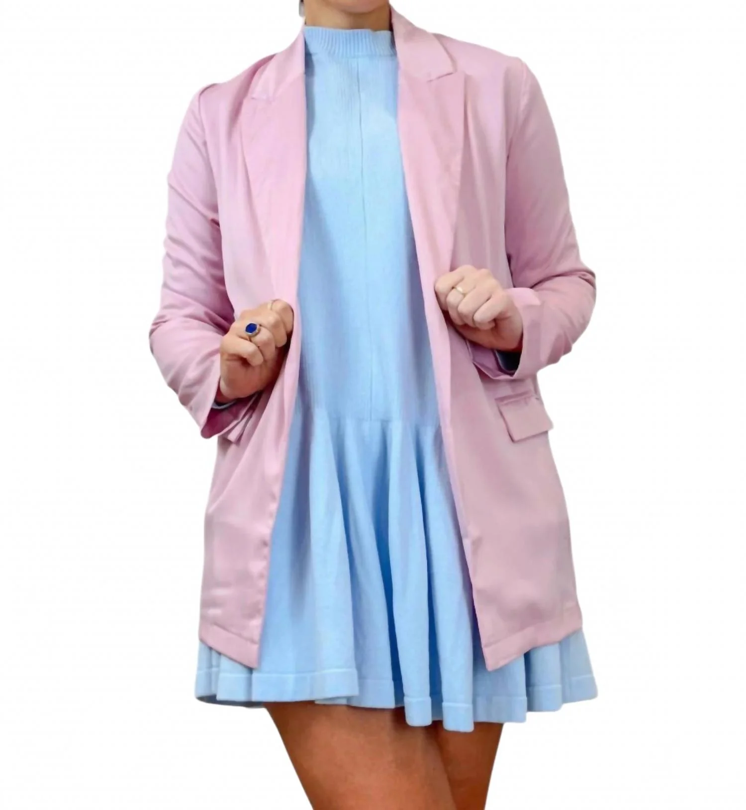 Blazer Jacket In Pink