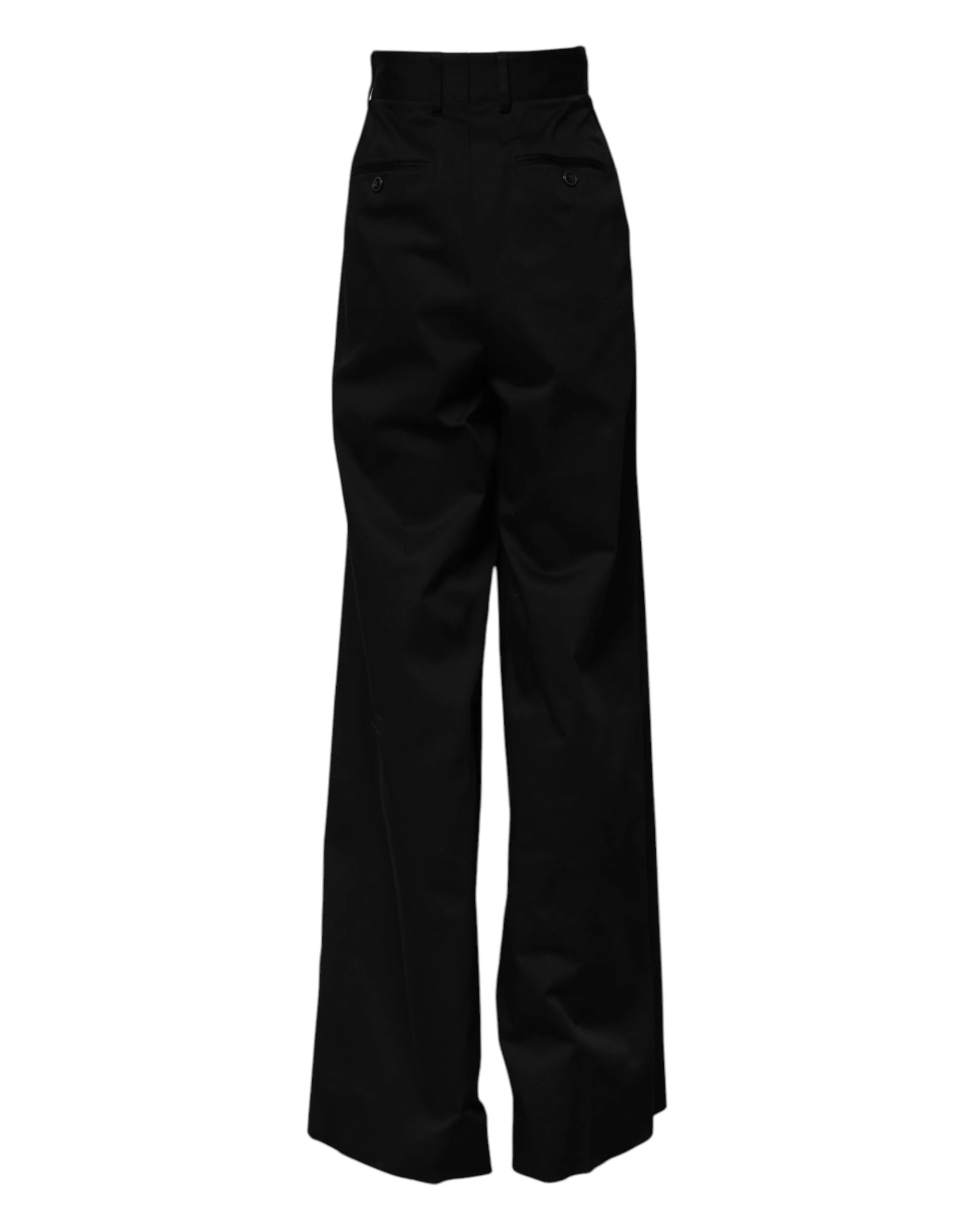 Dolce & Gabbana Cotton HighWaist Wide Leg Women's Pants