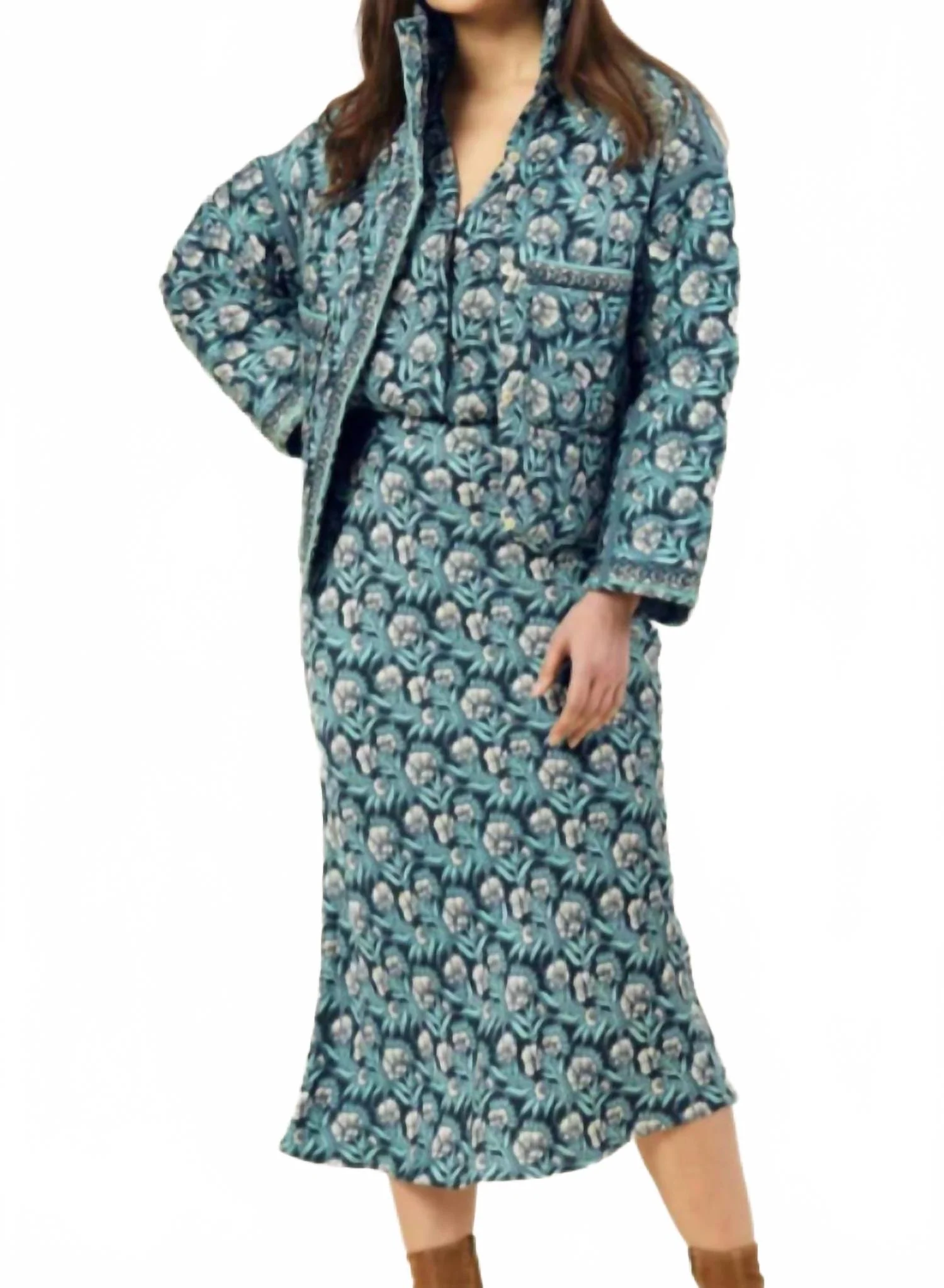 Women's Emma Slip Skirt In Margo Brook