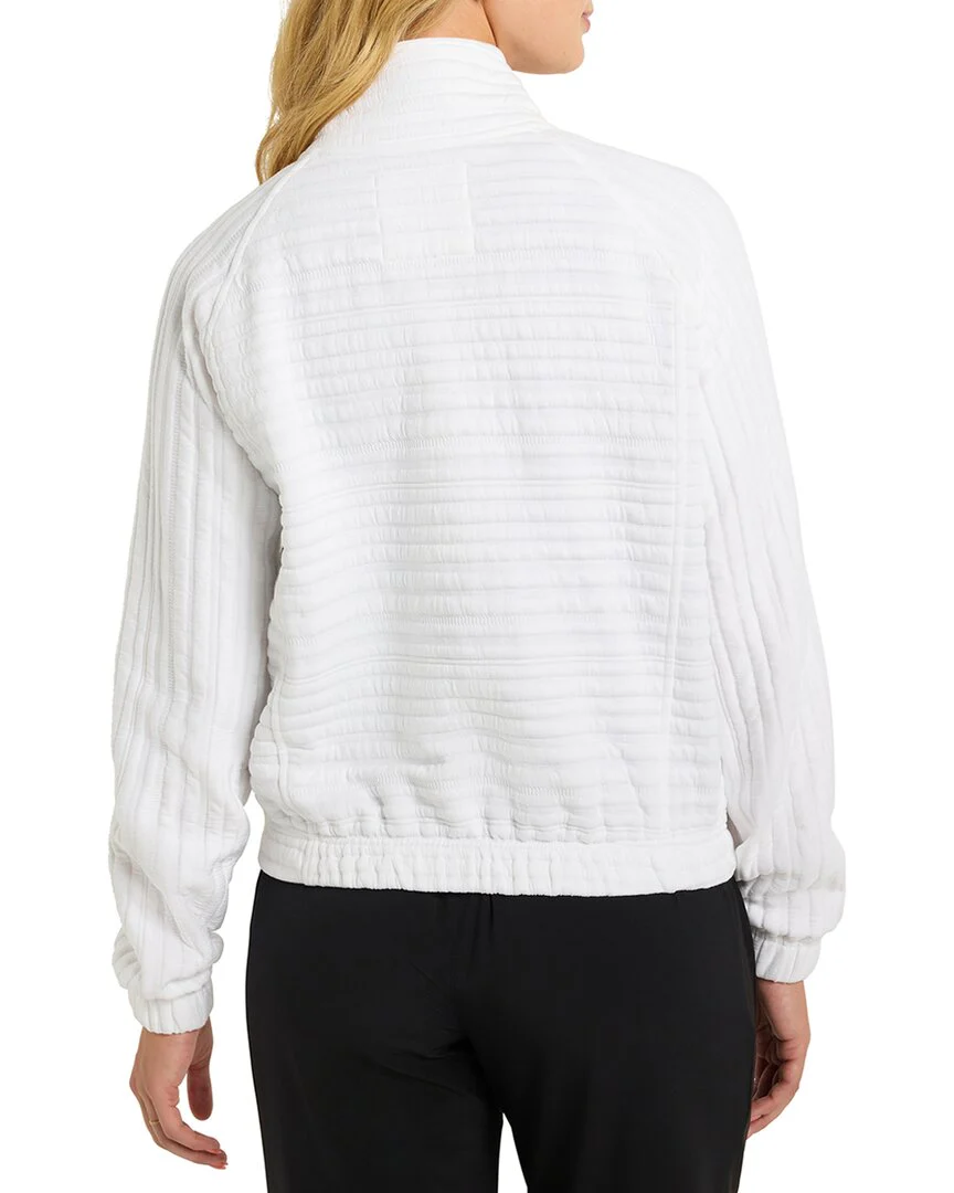 NIC + ZOE Textured Stripe Zip Front Jacket