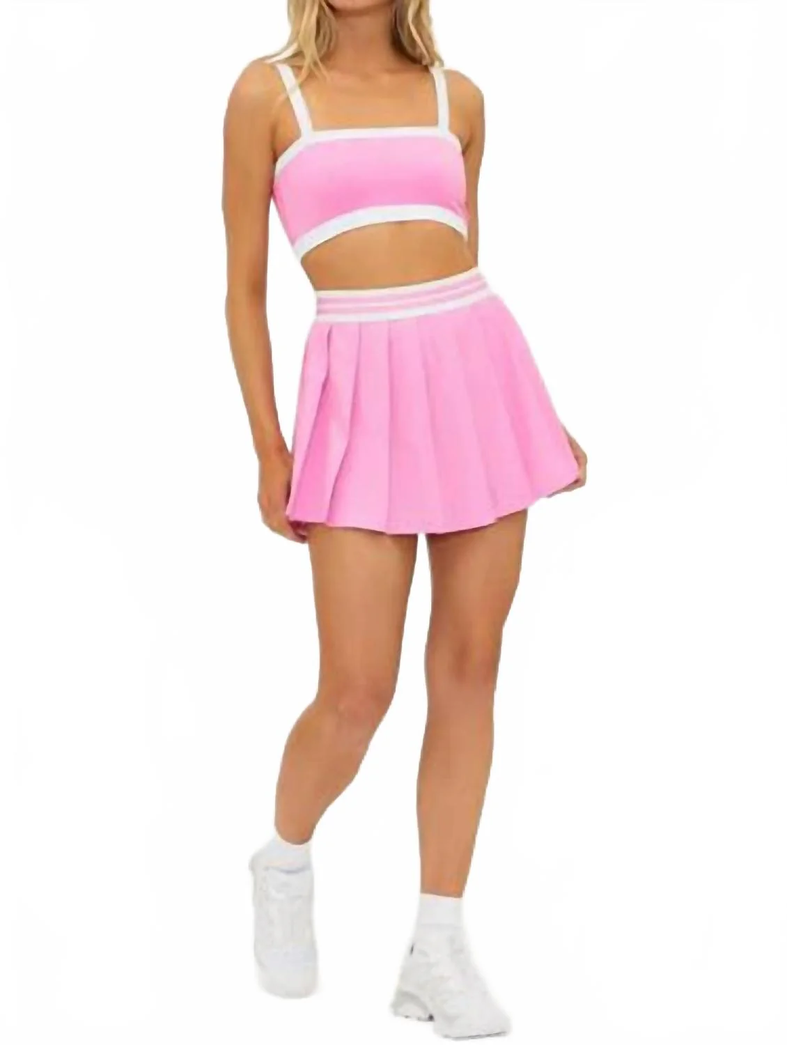 Irina Skirt In Prism Pink