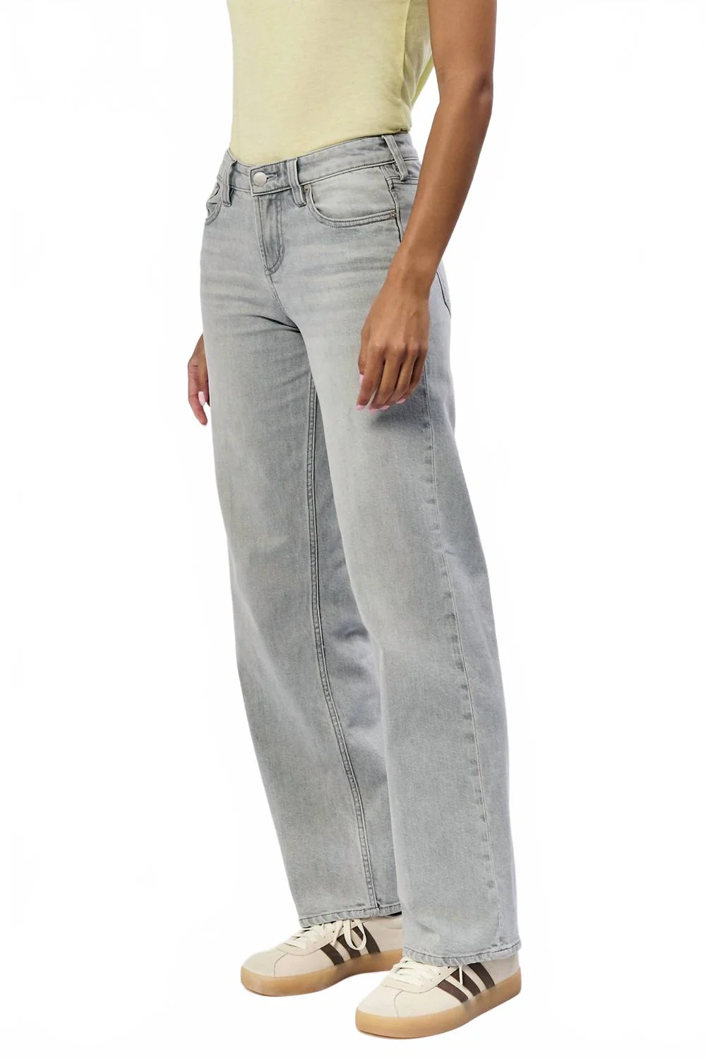 Taylor High Rise Straight Leg Jean In Dovey