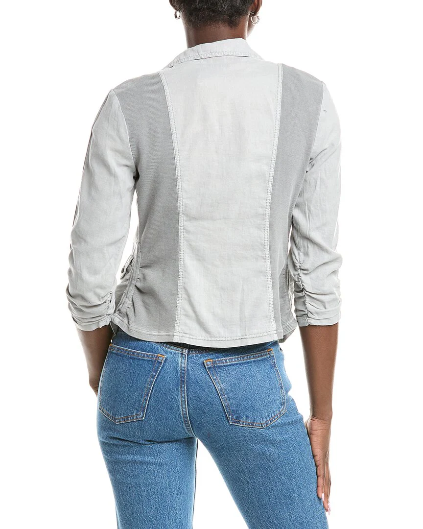 XCVI Wearables Folsky Linen-Blend Jacket