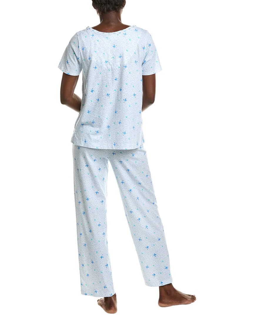 Carole Hochman 2pc Long Pajama Set