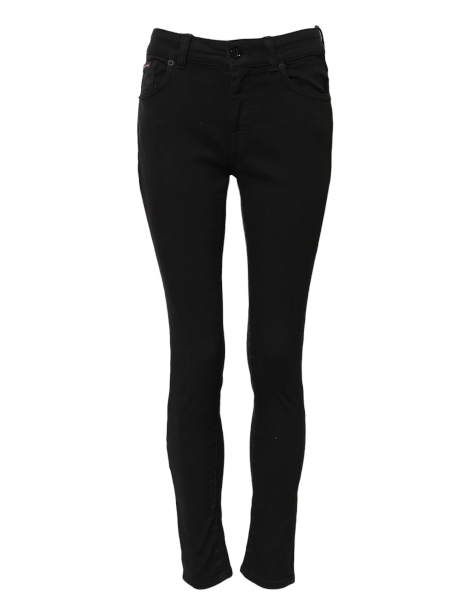 Dolce & Gabbana Cotton Skinny Mid Waist blue Women's Jeans