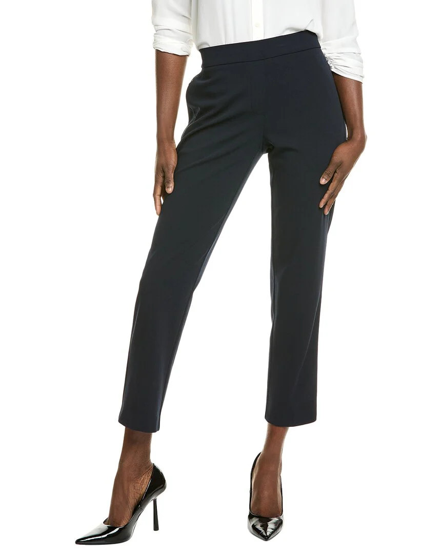T Tahari Crepe Pull-On Ankle Slim Fit Pant