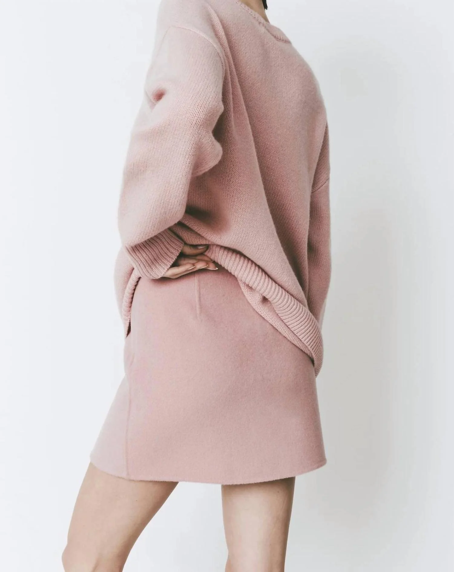 Mira Skirt In Dusty Pink