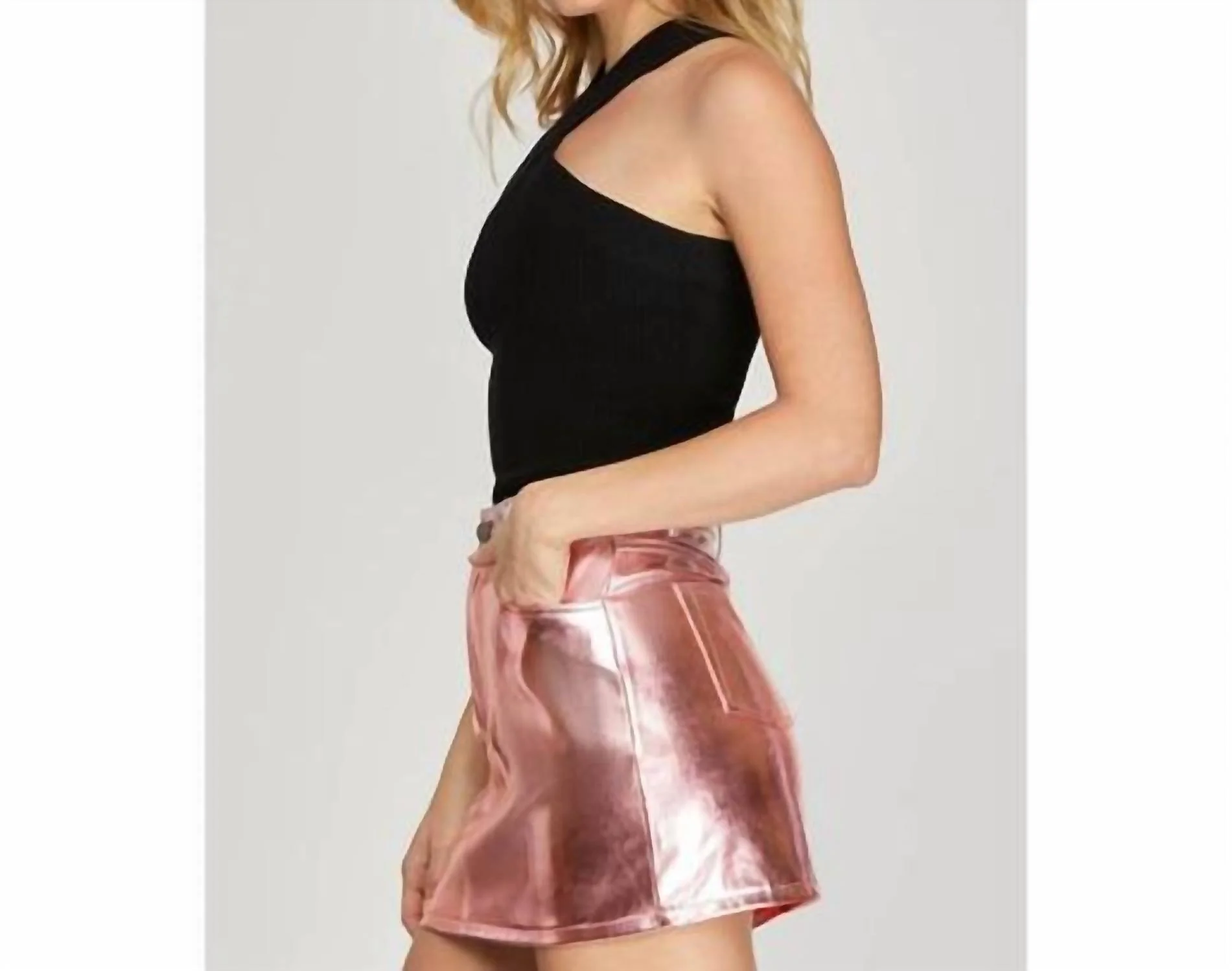 Mini Skirt In Pink