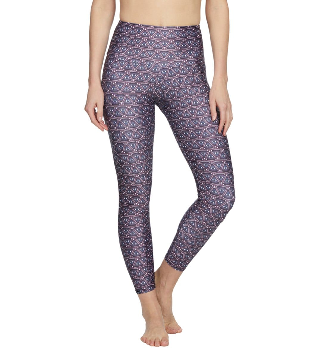 Onzie High Waisted Basic 7/8 Yoga Leggings Awake