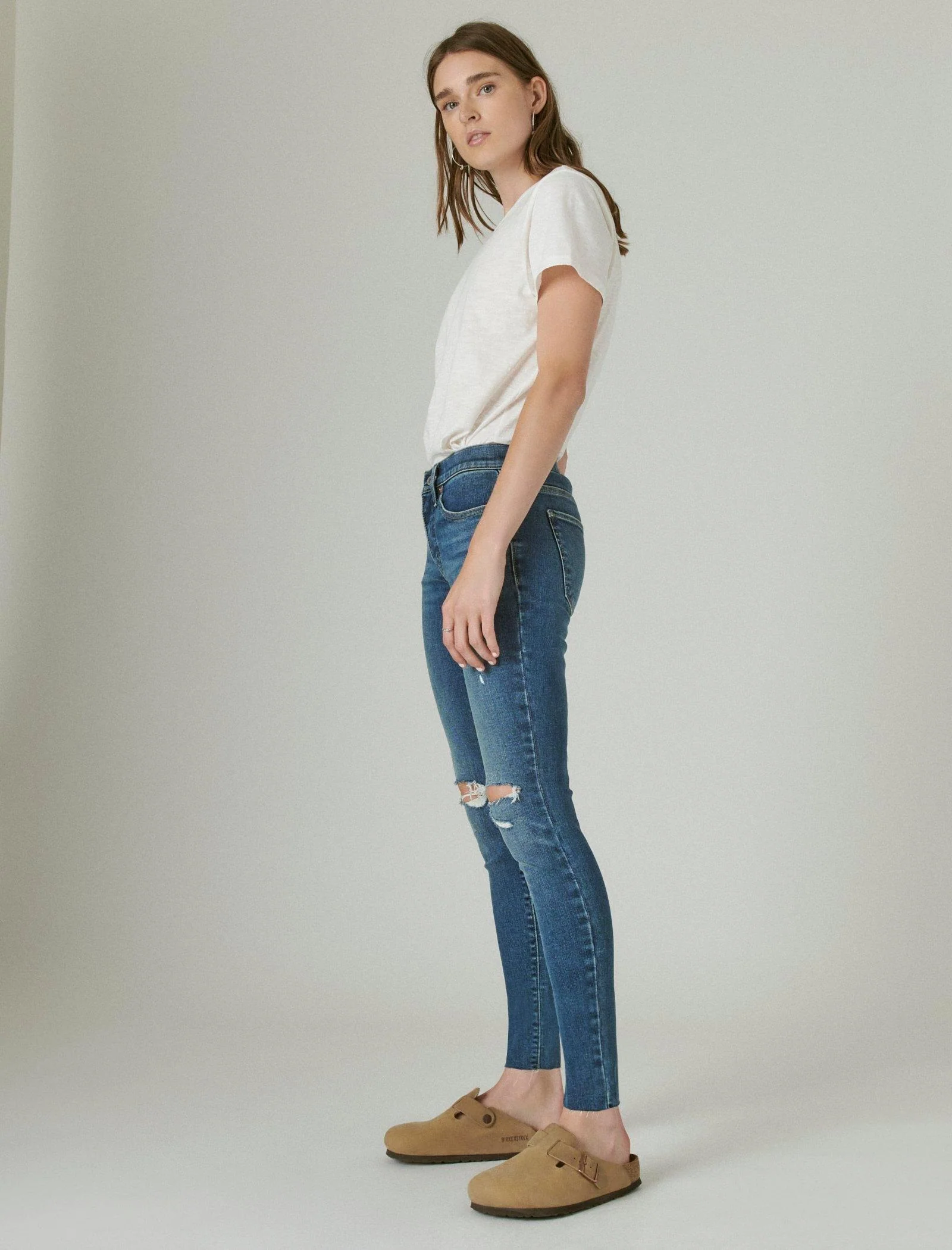 Lucky Brand Women's Mid Rise Ava Skinny Jean