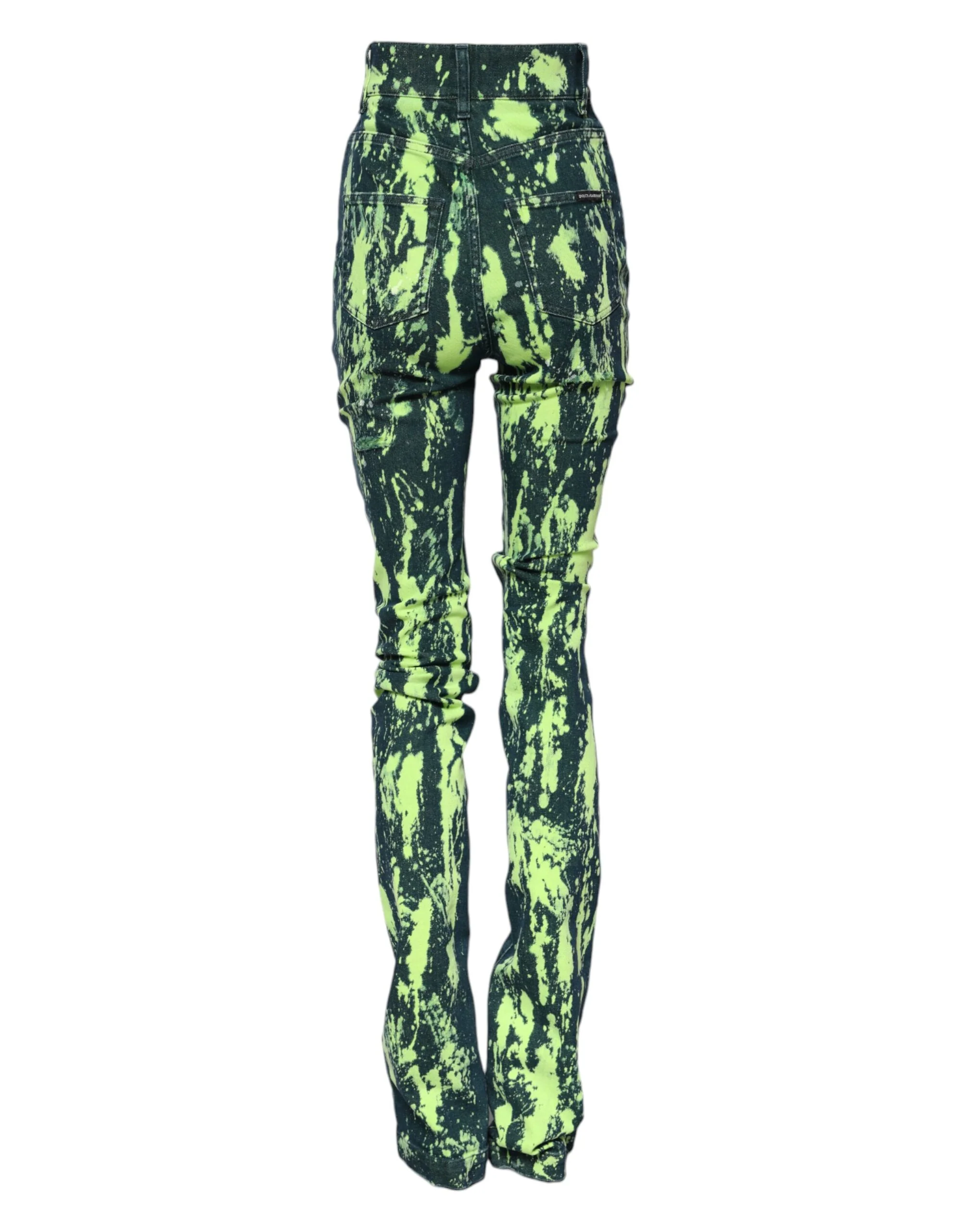 Dolce & Gabbana Color Splash High Waist blue Women's Jeans